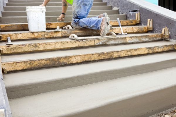 Concrete Steps Pouring in Athens