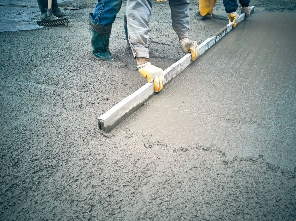 Cement Slab Construction in Athens