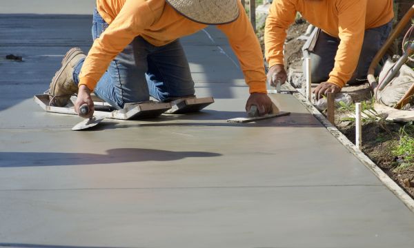 Cement Pad Construction in Athens