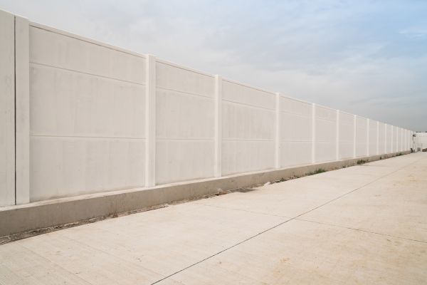 Concrete Fence Construction in Athens