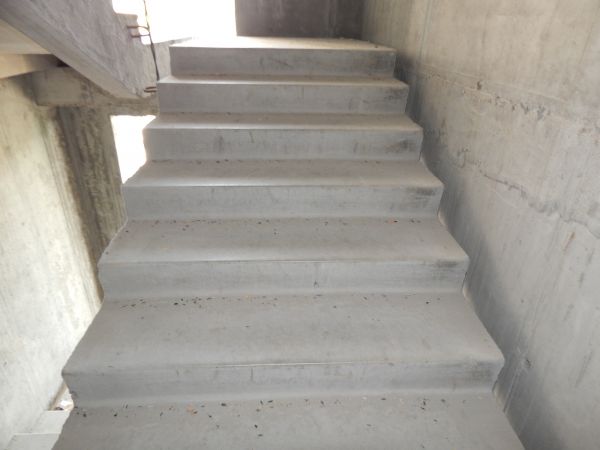Poured Stair Construction in Athens