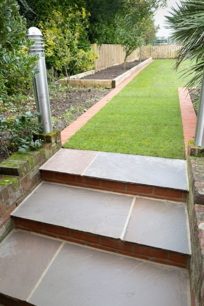 Backyard Steps Installation in Athens