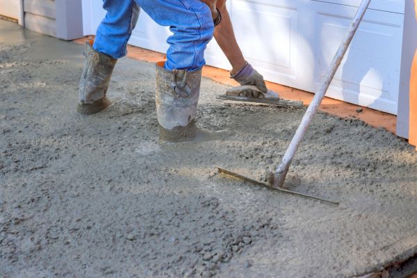 Driveway Slab Construction in Athens